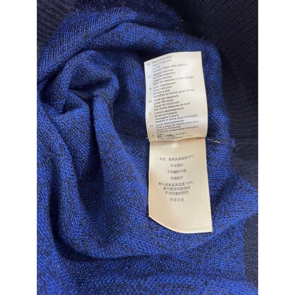 Scotch & Soda Blue & Black Patterned Crewneck Sweater - Picture 6 of 6